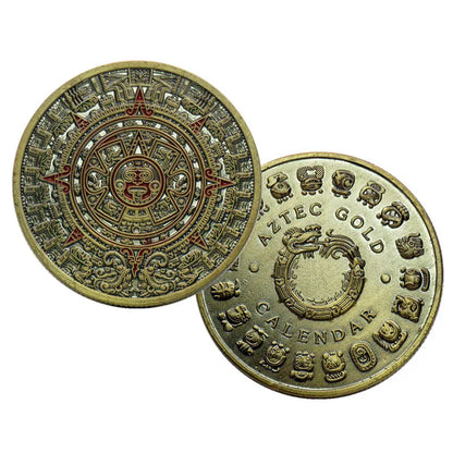 Aztec Gold Dragon Coin