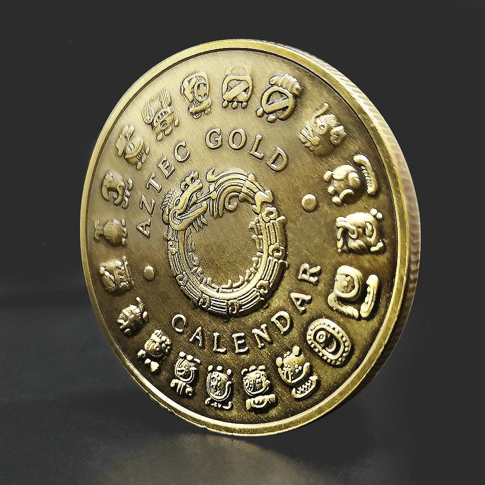 Aztec Gold Dragon Coin