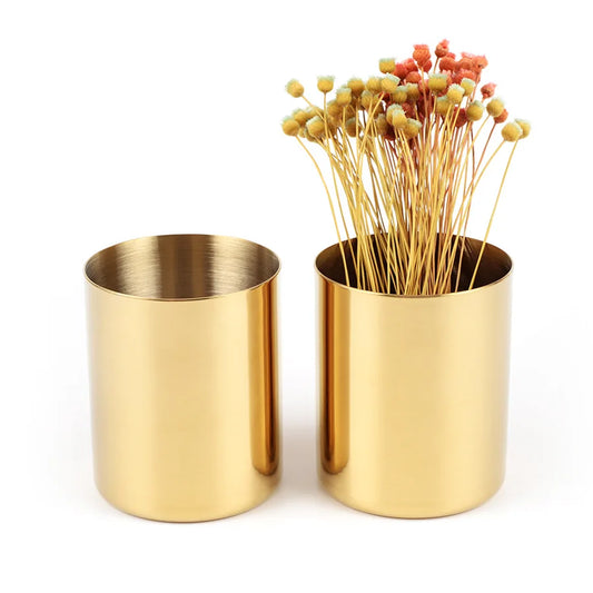 Brass Gold Minimal Vase