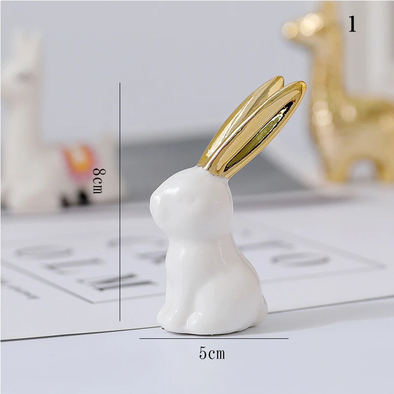 Creative Gold Animal Figurines