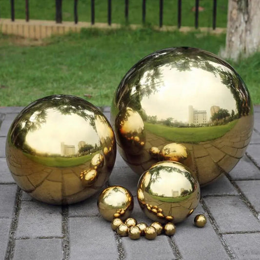 Gazing Mirror Polished Gold Sphere