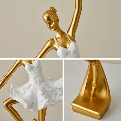 Gold Ballet Dancer Ornament