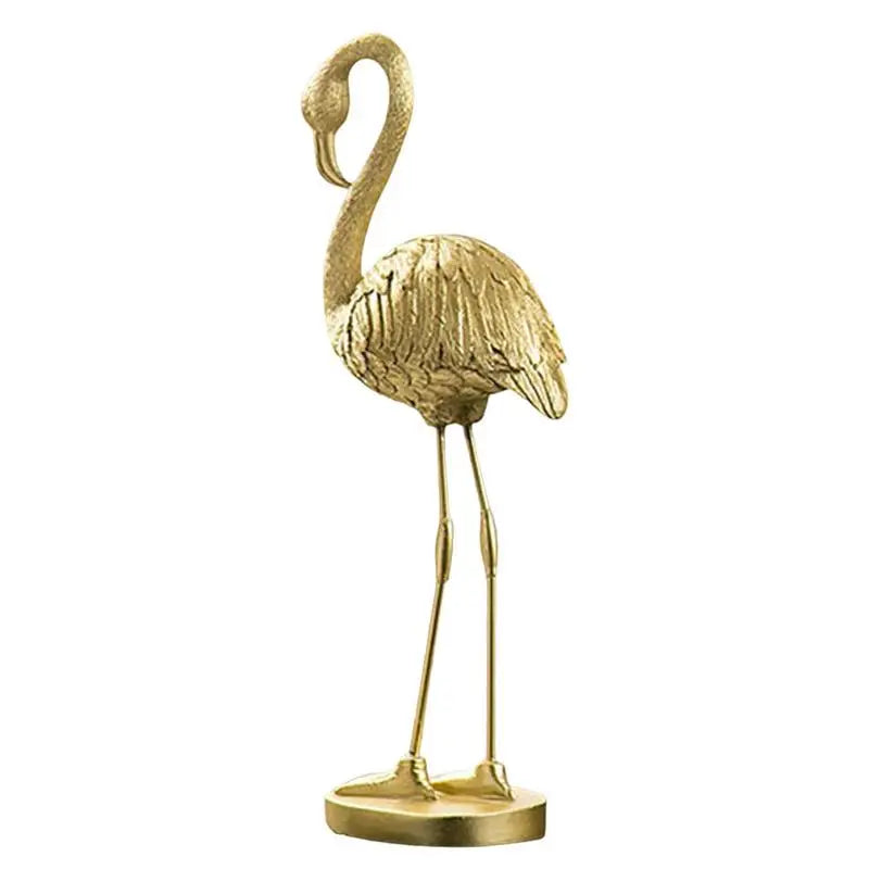 Golden Flamingo Ornament