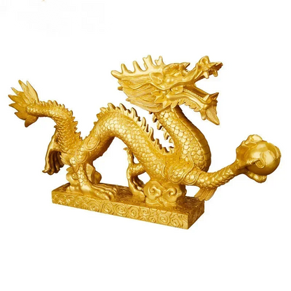 Lucky Gold Dragon Ornament
