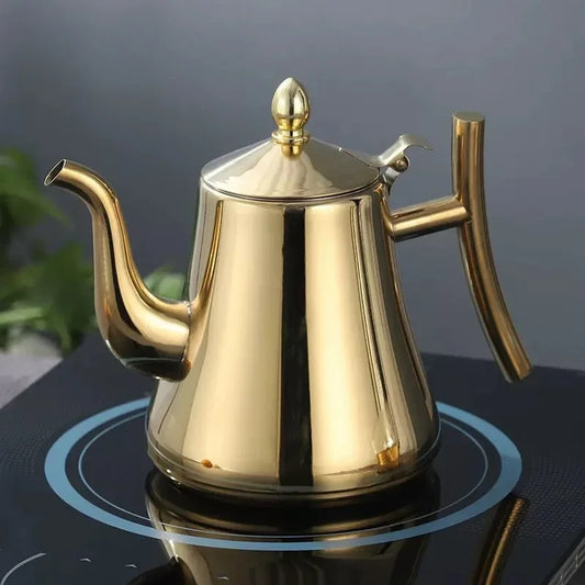 Modern Gold Teapot